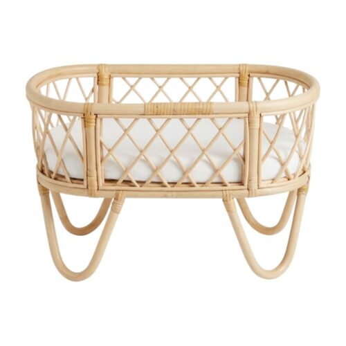 Rattan Bassinet USA, rattan baby bassinet, rattan baby cradle, rattan baby cot, rattan kids toys, rattan kids furniture, wholesale, bulk