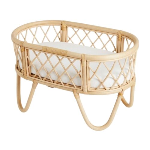 Rattan Bassinet USA, rattan baby bassinet, rattan baby cradle, rattan baby cot, rattan kids toys, rattan kids furniture, wholesale, bulk