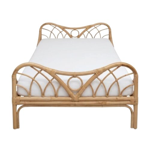 Rattan Bed Frame Toddler, rattan kid's bed, rattan baby cot, rattan kids toys, rattan kids furniture, wholesale, bulk