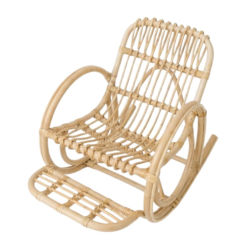 Rattan Childrens Rocking Chair, rattan kids furniture, rattan kids chair, rattan kids table, rattan kids table and chairs set, rattan toddler chair, rattan toddler table and chairs, wholesale, bulk, Vietnam, factory
