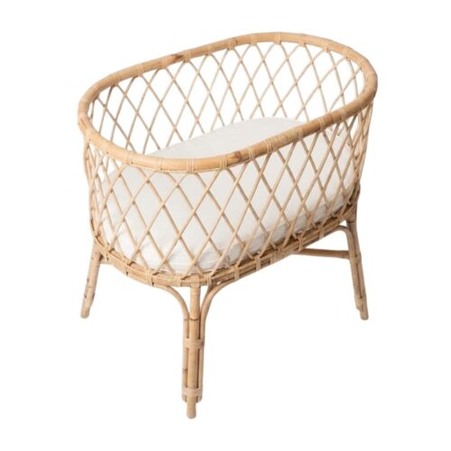 Rattan Convertible Crib, rattan baby bassinet, rattan baby cradle, rattan baby cot, rattan kids toys, rattan kids furniture, wholesale, bulk
