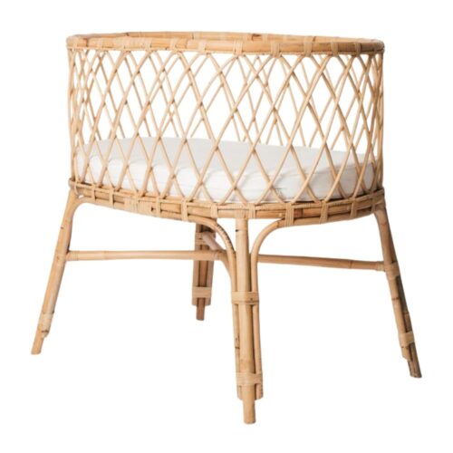 Rattan Convertible Crib, rattan baby bassinet, rattan baby cradle, rattan baby cot, rattan kids toys, rattan kids furniture, wholesale, bulk