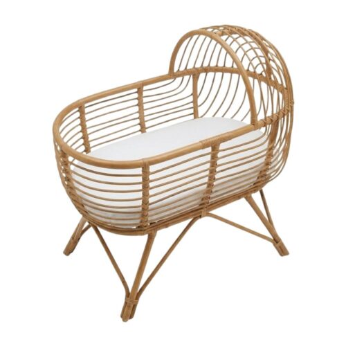 Rattan Crib for Baby, rattan baby bassinet, rattan baby cradle, rattan baby cot, rattan kids toys, rattan kids furniture, wholesale, bulk