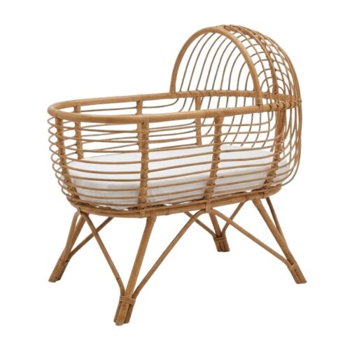 Rattan Crib for Baby, rattan baby bassinet, rattan baby cradle, rattan baby cot, rattan kids toys, rattan kids furniture, wholesale, bulk