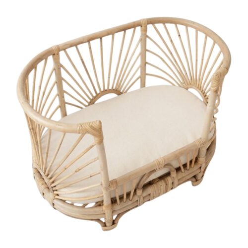 Rattan Doll Toys Sofa, rattan kids toys, rattan kids furniture, wholesale, bulk