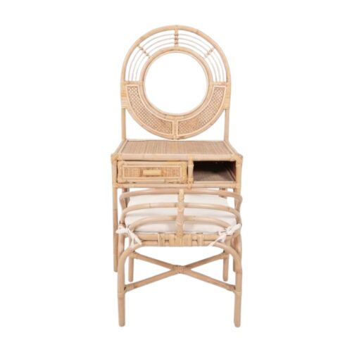 Rattan Dressing Table with Mirror Kids, rattan kids dressing table, rattan kids makeup table, rattan kids furniture, rattan kids chair, rattan kids table, rattan kids table and chairs set, rattan toddler chair, rattan toddler table and chairs, wholesale, bulk, Vietnam, factory