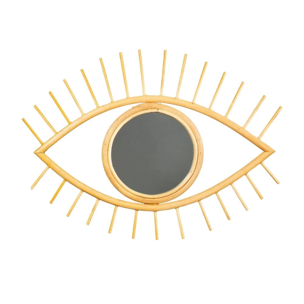 Rattan Eye Mirror, rattan kids furniture, wholesale, bulk, Vietnam, manufacture