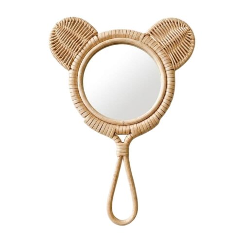 rattan hand mirror for kids, rattan kids furniture, wholesale, bulk, Vietnam, manufacture