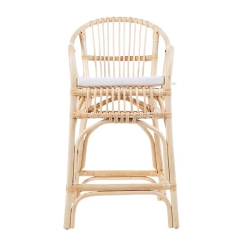 Rattan High Chair for Baby, rattan kids furniture, rattan kids chair, rattan kids table, rattan kids table and chairs set, rattan toddler chair, rattan toddler table and chairs, wholesale, bulk, Vietnam, factory