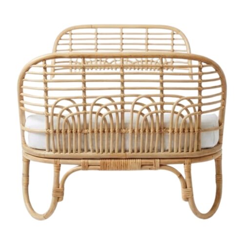 Rattan Kids Bed, rattan kid's bed, rattan baby cot, rattan kids toys, rattan kids furniture, wholesale, bulk
