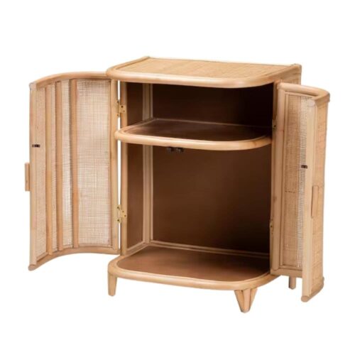 Rattan Kids Bedside Cabinet