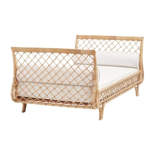 Rattan Kids Day Bed, rattan kid's bed, rattan baby cot, rattan kids toys, rattan kids furniture, wholesale, bulk