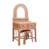 Rattan Kids Makeup Vanity, rattan kids dressing table, rattan kids makeup table, rattan kids furniture, rattan kids chair, rattan kids table, rattan kids table and chairs set, rattan toddler chair, rattan toddler table and chairs, wholesale, bulk, Vietnam, factory