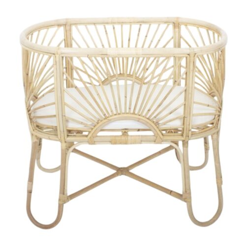Rattan Newborn Bassinet, rattan baby bassinet, rattan baby cradle, rattan baby cot, rattan kids toys, rattan kids furniture, wholesale, bulk