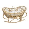 Rattan Rocking Bassinet, rattan baby bassinet, rattan baby cradle, rattan baby cot, rattan kids toys, rattan kids furniture, wholesale, bulk