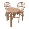 Rattan Small Table and Chair for Toddler to Eat, rattan kids furniture, rattan kids chair, rattan kids table, rattan kids table and chairs set, rattan toddler chair, rattan toddler table and chairs, wholesale, bulk, Vietnam, factory