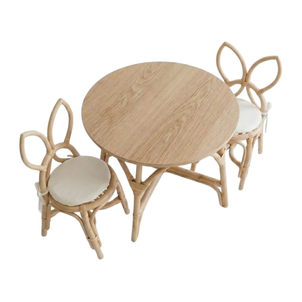 Rattan Small Toddler Chair and Table, rattan kids furniture, rattan kids chair, rattan kids table, rattan kids table and chairs set, rattan toddler chair, rattan toddler table and chairs, wholesale, bulk, Vietnam, factory