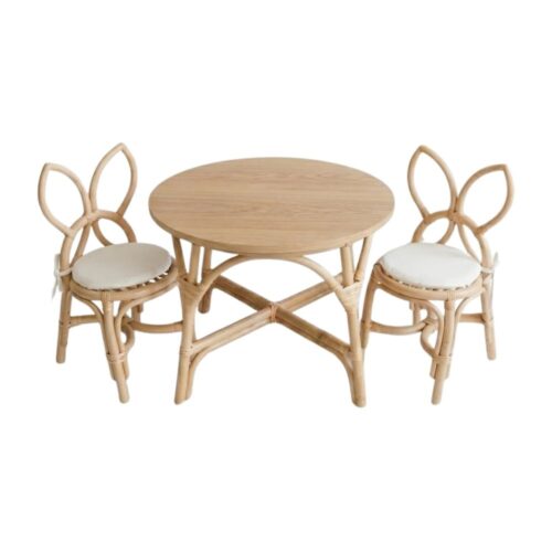Rattan Small Toddler Chair and Table, rattan kids furniture, rattan kids chair, rattan kids table, rattan kids table and chairs set, rattan toddler chair, rattan toddler table and chairs, wholesale, bulk, Vietnam, factory