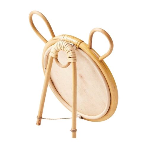 Rattan Table Mirror for Kids, rattan kids furniture, wholesale, bulk, Vietnam, manufacture