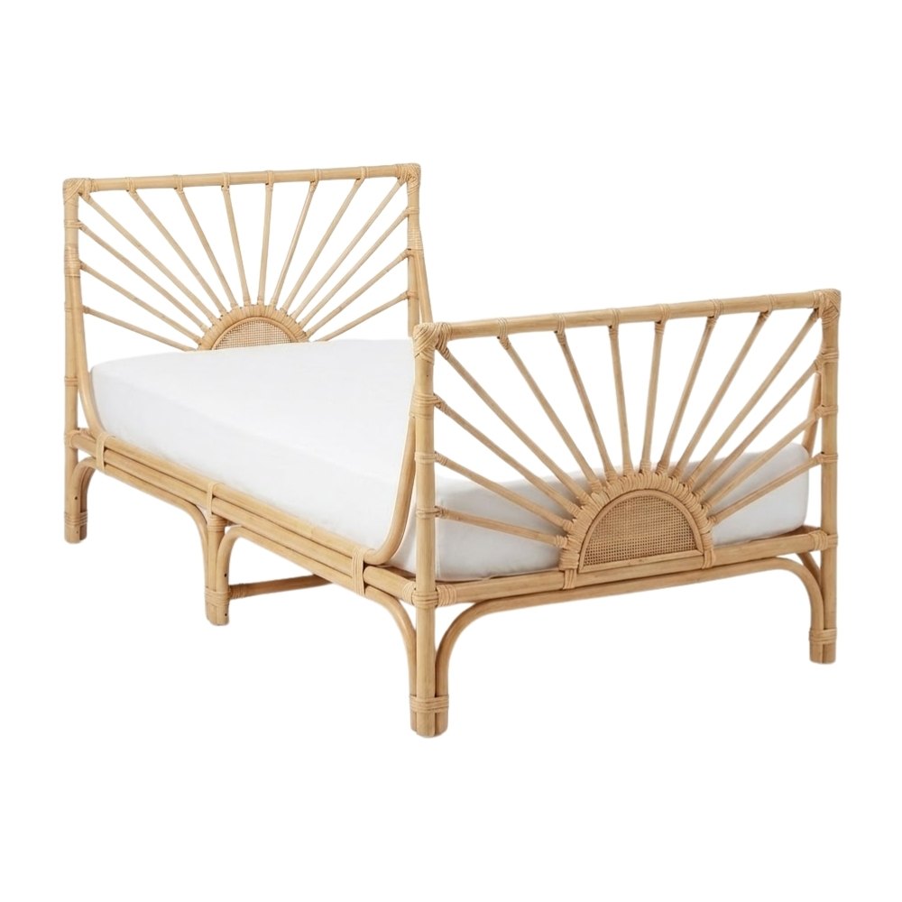 Rattan Toddler Bed Australia, rattan kid's bed, rattan baby cot, rattan kids toys, rattan kids furniture, wholesale, bulk