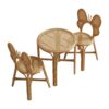 Rattan Toddler Chair and Table Compact, rattan kids furniture, rattan kids chair, rattan kids table, rattan kids table and chairs set, rattan toddler chair, rattan toddler table and chairs, wholesale, bulk, Vietnam, factory
