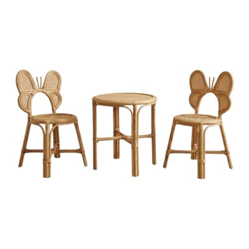 Rattan Toddler Chair and Table Compact, rattan kids furniture, rattan kids chair, rattan kids table, rattan kids table and chairs set, rattan toddler chair, rattan toddler table and chairs, wholesale, bulk, Vietnam, factory