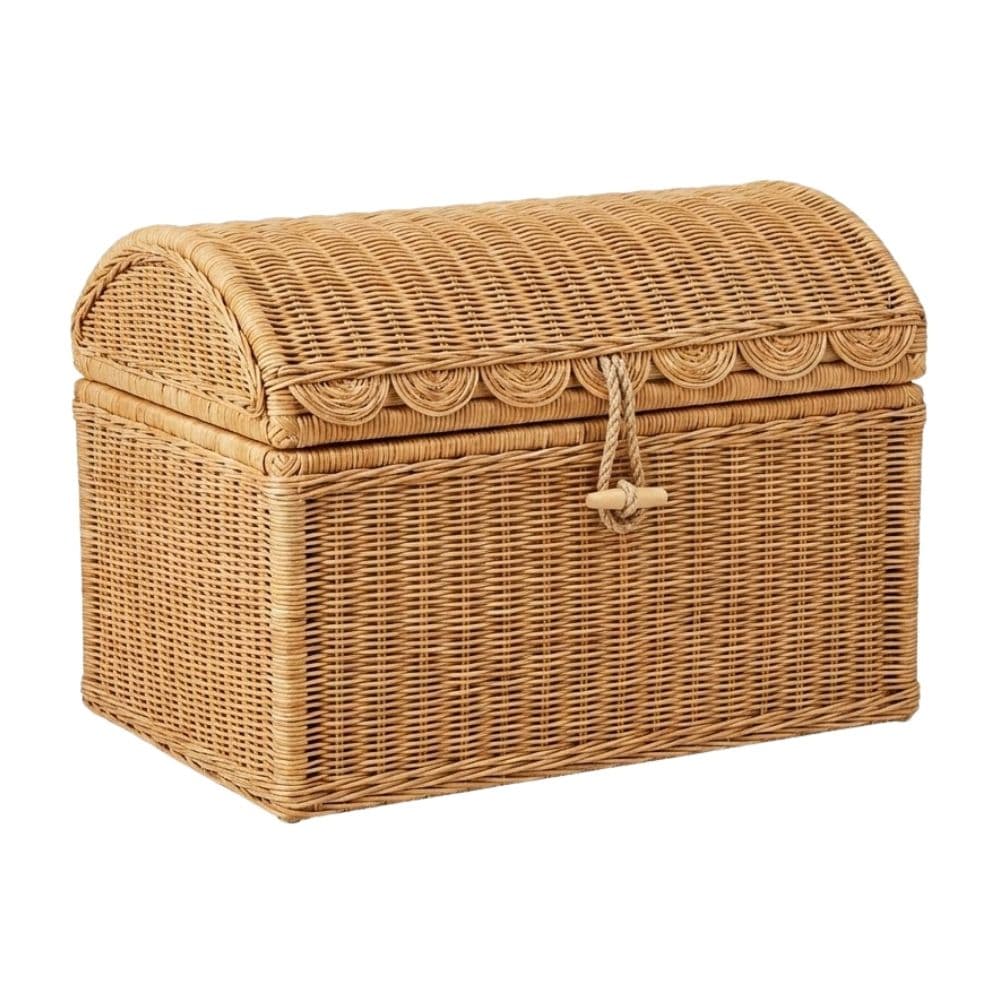 Rattan Toy Storage Chest, kids furniture, rattan kids cabinet, rattan kids trunk storage, rattan kids storage bench, rattan kids toy chest, wholesale, bulk, Vietnam, manufacture