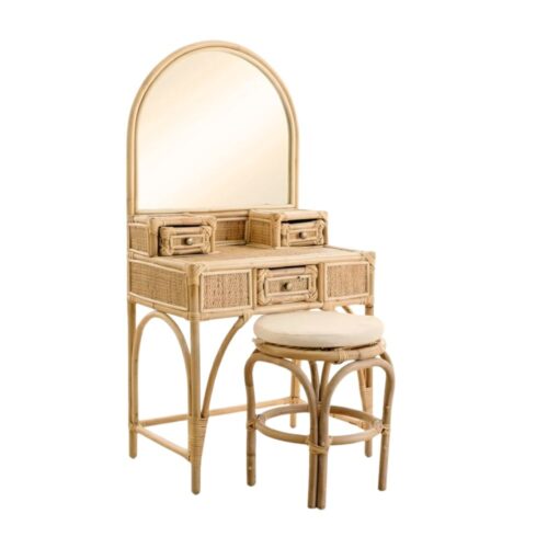 Rattan Vanity for Kids, rattan kids dressing table, rattan kids makeup table, rattan kids furniture, rattan kids chair, rattan kids table, rattan kids table and chairs set, rattan toddler chair, rattan toddler table and chairs, wholesale, bulk, Vietnam, factory