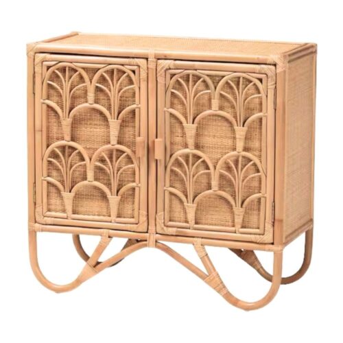 Small Rattan Cabinet with Doors, kids furniture, rattan kids cabinet, rattan kids trunk storage, rattan kids storage bench, rattan kids toy chest, wholesale, bulk, Vietnam, manufacture