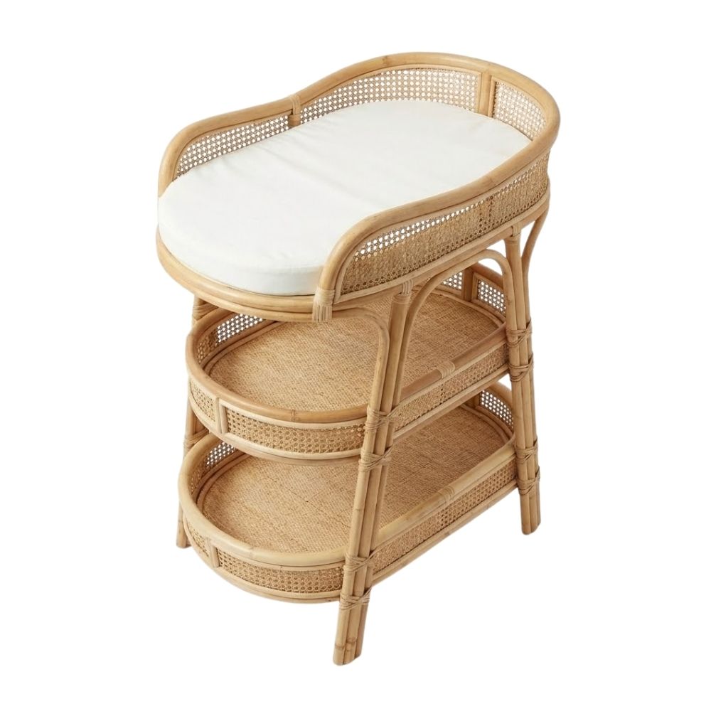 Small Rattan Changing Table, rattan kids furniture, wholesale, bulk, manufacture, Vietnam