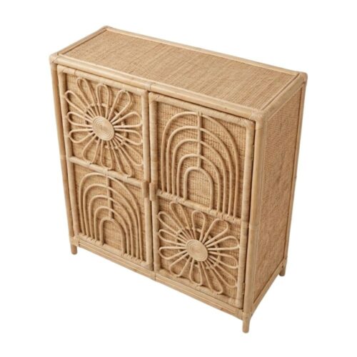 Small Rattan Storage Cabinet, kids furniture, rattan kids cabinet, rattan kids trunk storage, rattan kids storage bench, rattan kids toy chest, wholesale, bulk, Vietnam, manufacture