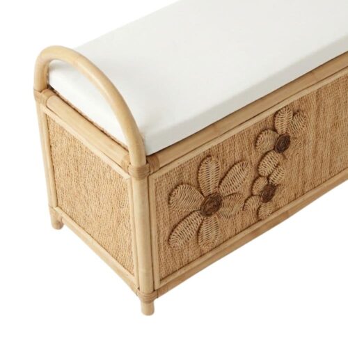 small rattan storage trunk, kids furniture, rattan kids cabinet, rattan kids trunk storage, rattan kids storage bench, rattan kids toy chest, wholesale, bulk, Vietnam, manufacture