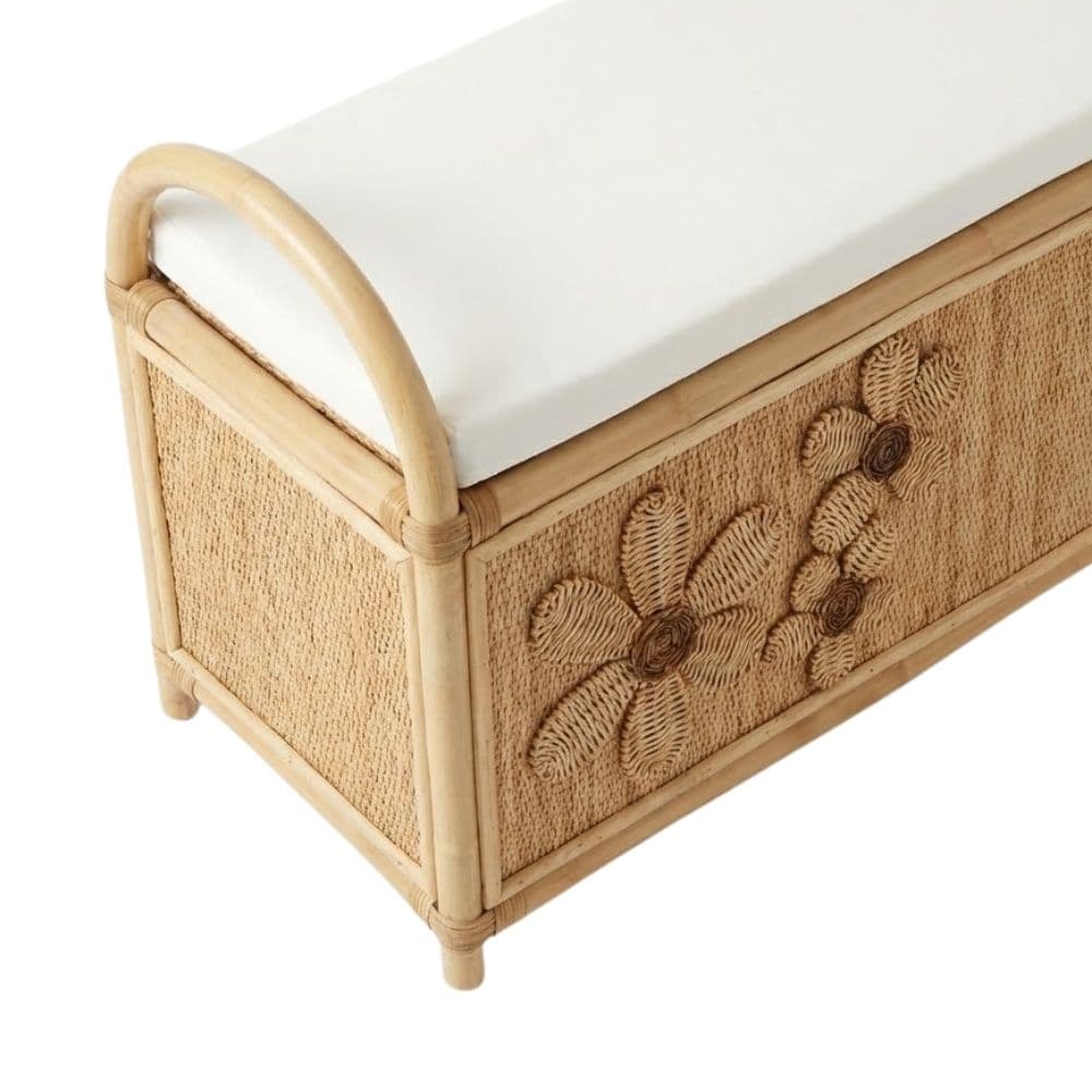 small rattan storage trunk, kids furniture, rattan kids cabinet, rattan kids trunk storage, rattan kids storage bench, rattan kids toy chest, wholesale, bulk, Vietnam, manufacture