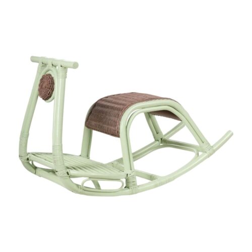 Snail Rattan Rocking Kids Chair, rattan kids furniture, rattan kids chair, rattan kids table, rattan kids table and chairs set, rattan toddler chair, rattan toddler table and chairs, wholesale, bulk, Vietnam, factory