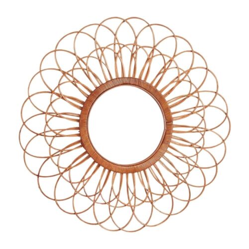 Sun Flower Rattan Kids Mirror, rattan kids furniture, wholesale, bulk, Vietnam, manufacture