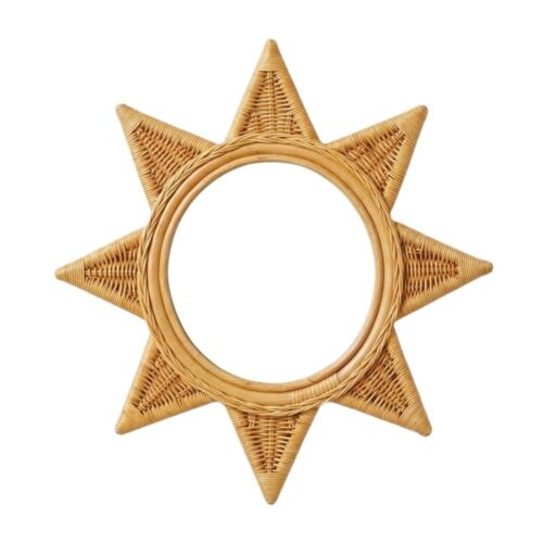 sun rattan kids mirror, rattan kids furniture, wholesale, bulk, Vietnam, manufacture