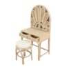 Toddler Rattan Vanity Set, rattan kids furniture, rattan kids chair, rattan kids table, rattan kids table and chairs set, rattan toddler chair, rattan toddler table and chairs, wholesale, bulk, Vietnam, factory