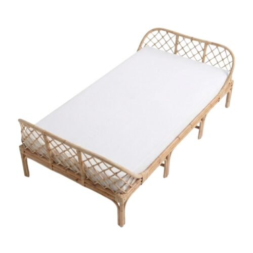 Twin Rattan Kids Bed, rattan kid's bed, rattan baby cot, rattan kids toys, rattan kids furniture, wholesale, bulk