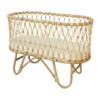Wicker Baby Bassinet Antique, rattan baby bassinet, rattan baby cradle, rattan baby cot, rattan kids toys, rattan kids furniture, wholesale, bulk