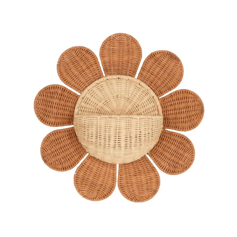 Daisy Rattan Kids Room Wall Basket, rattan kids basket, rattan kids toys, rattan kids furniture, wholesale, bulk