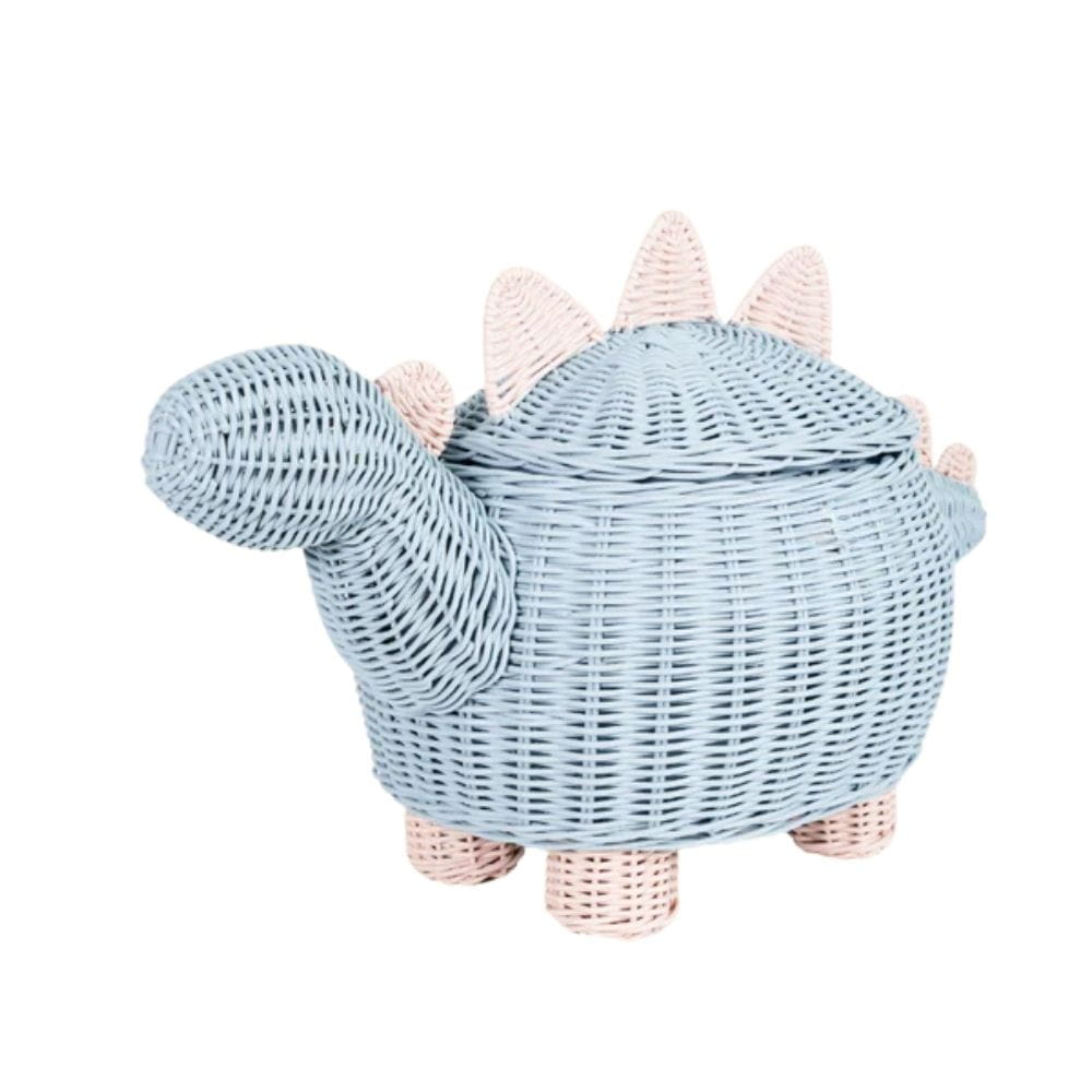 Dino Storage Basket Kids Room, rattan kids basket, rattan kids toys, rattan kids furniture, wholesale, bulk