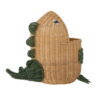 Dinosaur Rattan Storage Basket, rattan kids basket, rattan kids toys, rattan kids furniture, wholesale, bulk
