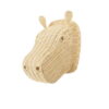 Rattan Hippo Head Wall Decor, rattan kids toys, rattan kids furniture, wholesale, bulk