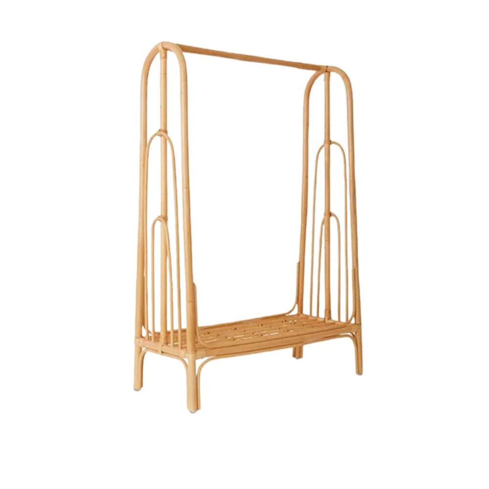 Rattan Kids Clothing Rack, rattan kids furniture, wholesale, bulk