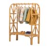 Boho Rattan Kids Clothes Rack, rattan kids toys, rattan kids furniture, wholesale, bulk