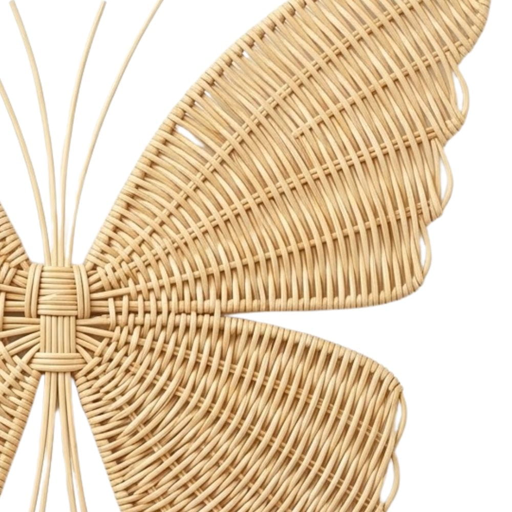 Butterfly Rattan Wall Hanging Kids Room, rattan kids furniture, wholesale, bulk