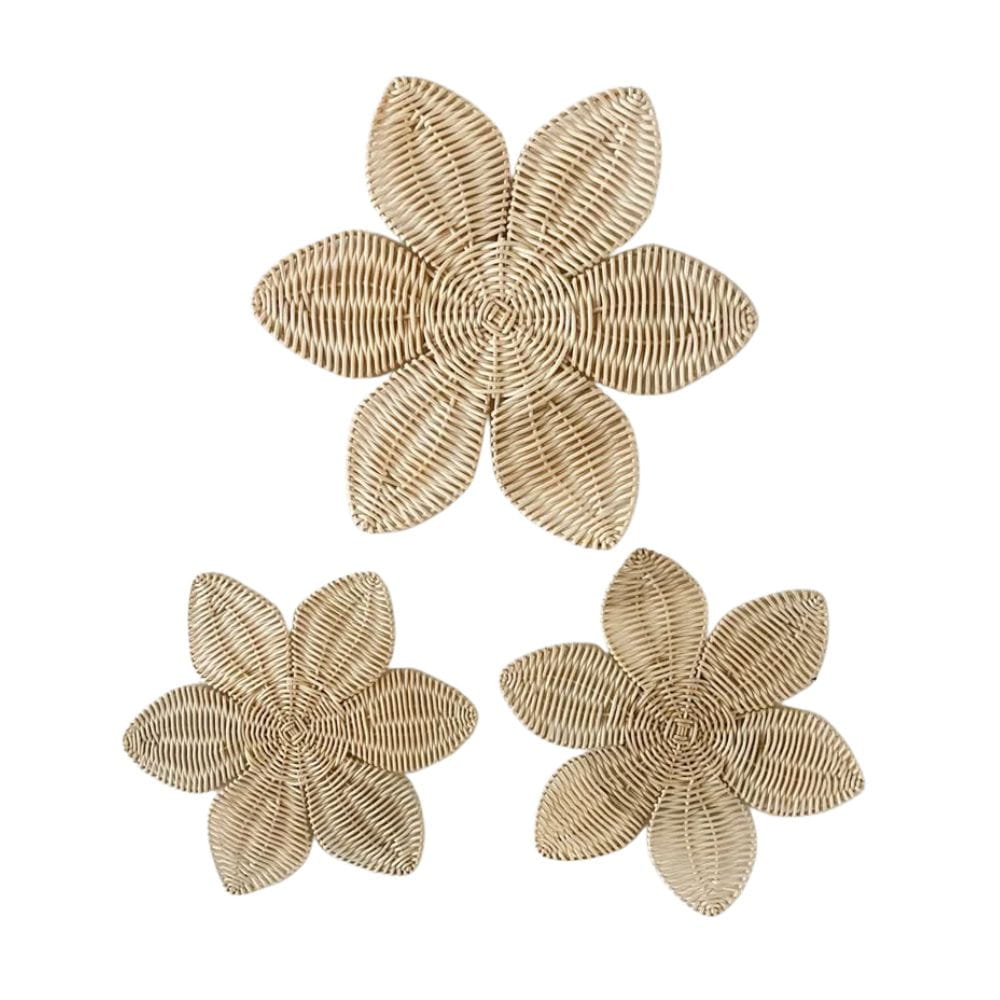 Flower Rattan Wall Art for Nursery, rattan kids furniture, wholesale, bulk