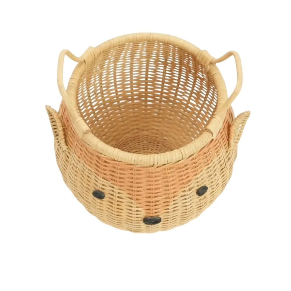 Kids Wicker Basket with Handle, rattan kids basket, rattan kids toys, rattan kids furniture, wholesale, bulk