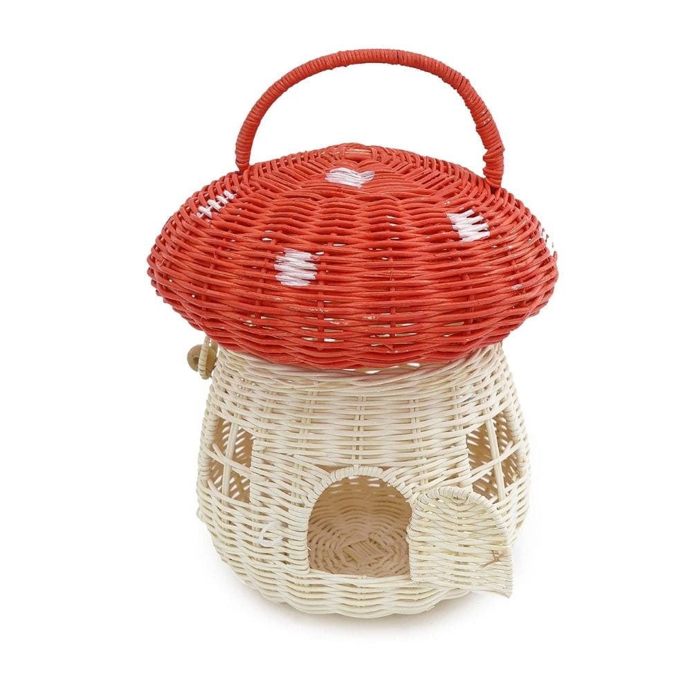 Kids Wicker Mushroom Basket, rattan kids basket, rattan kids toys, rattan kids furniture, wholesale, bulk