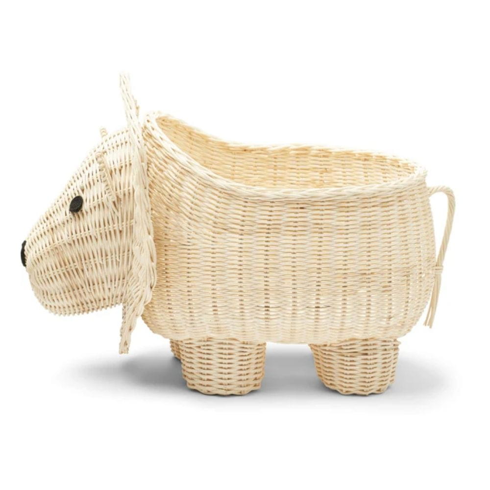 Lion Kids Rattan Toy Basket, rattan kids basket, rattan kids toys, rattan kids furniture, wholesale, bulk